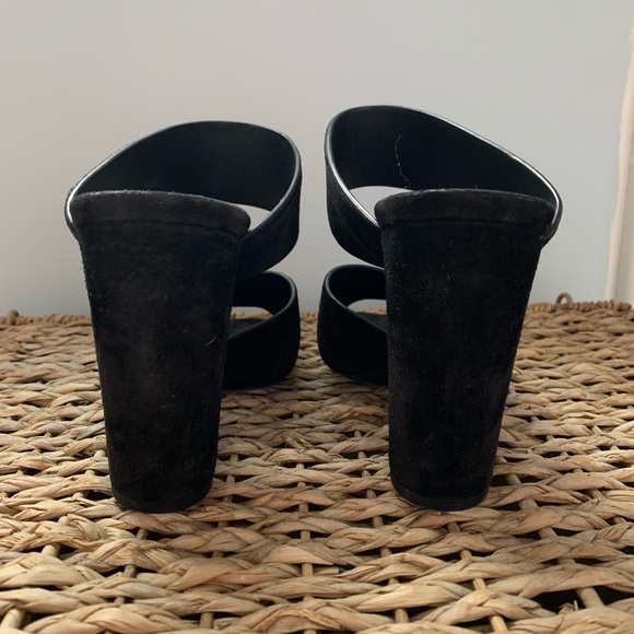 NWT Saint Laurent Jodie Suede Block Heels size 38 - Picture 4 of 7